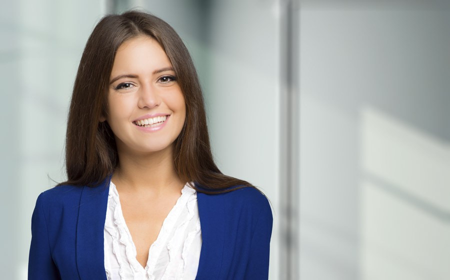 Smiling woman