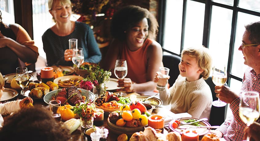 Thanksgiving Dinner Table